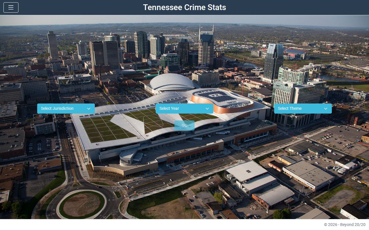 McMinn County Tennessee crime statistics interface, not a booking record source