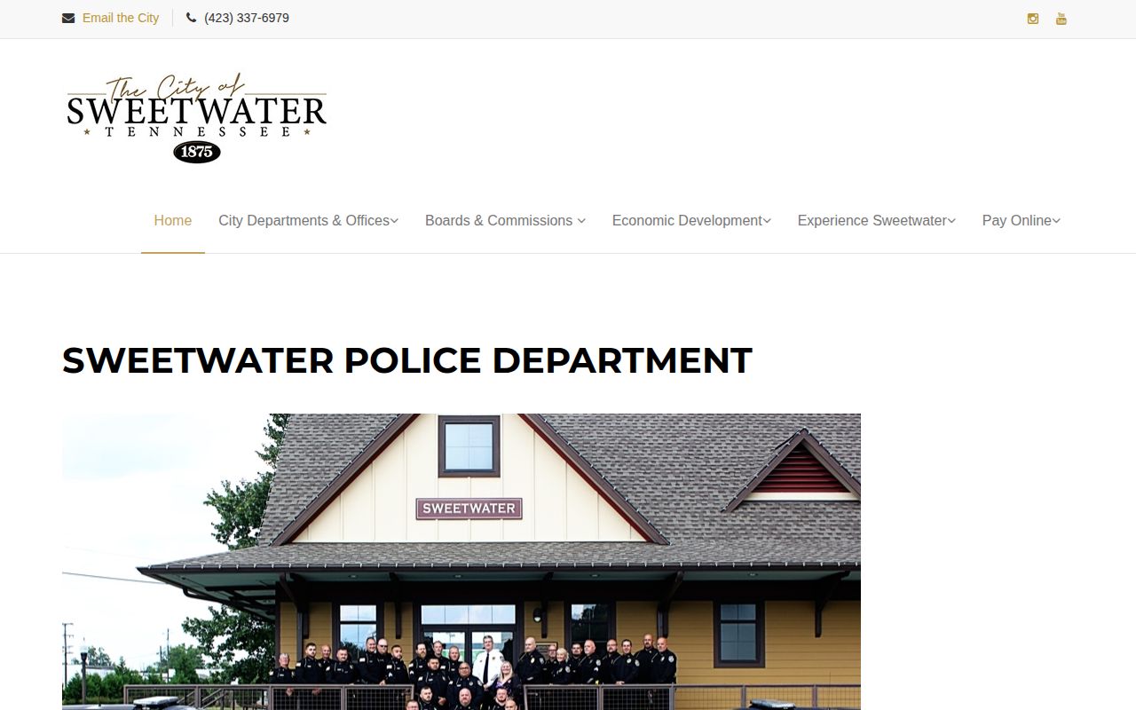 Sweetwater Police Department arrest-record source
